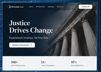 Example FirmFront law firm website